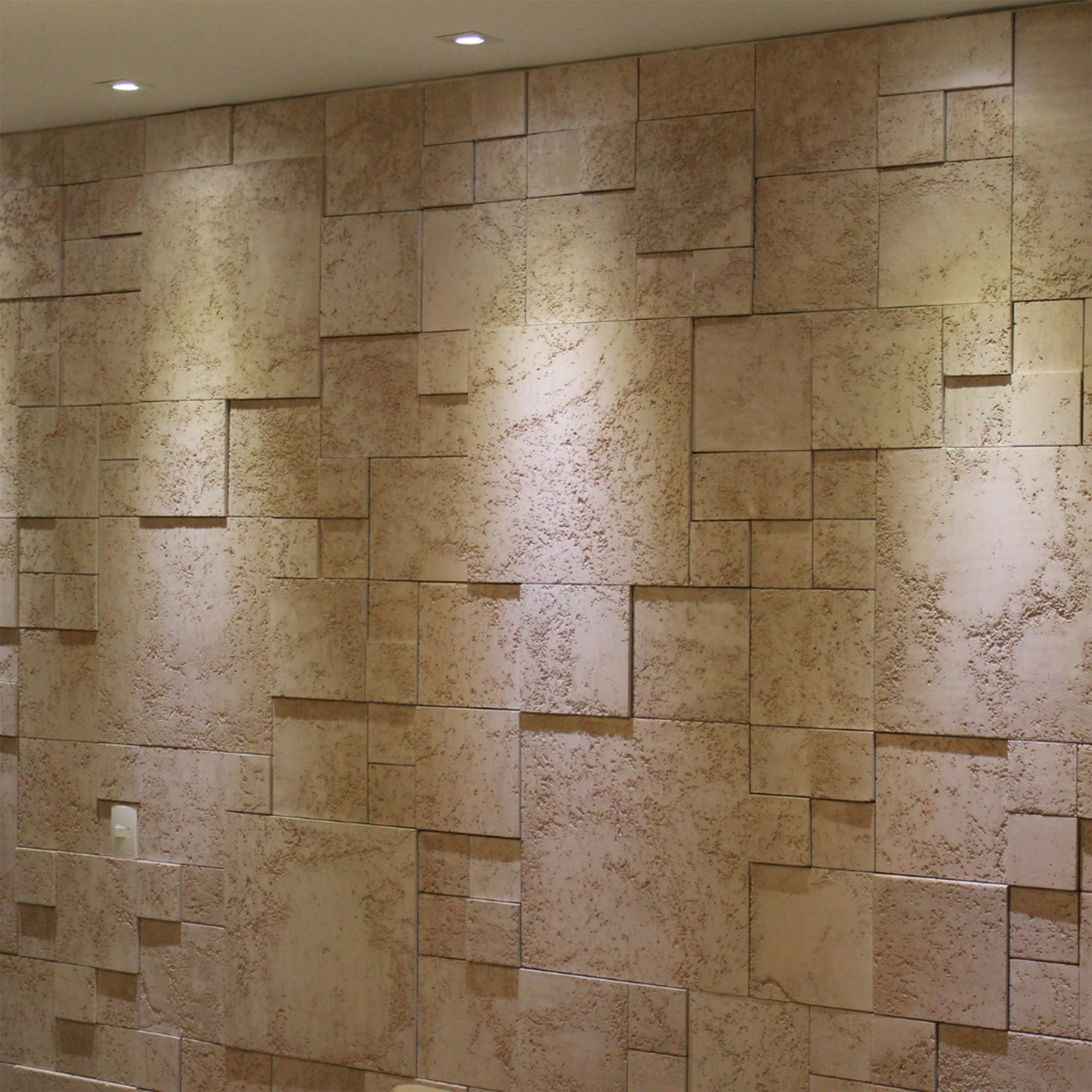  Flexible Stone Panels Castellated Stone