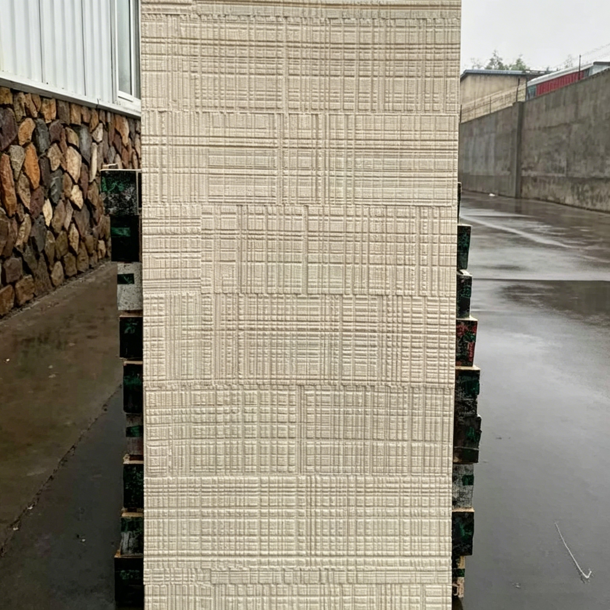 Flexible Stone Panels Sawing Wood