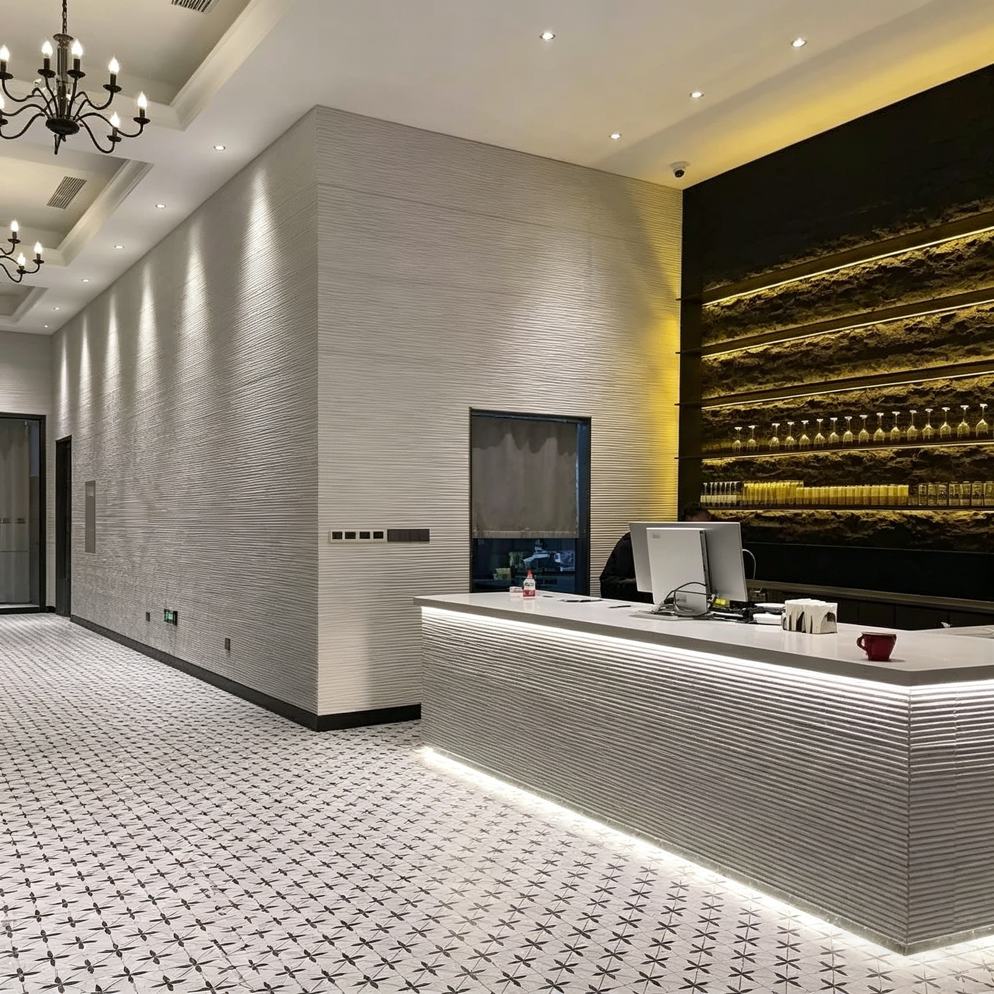 Flexible Stone Panels Round Line Stone