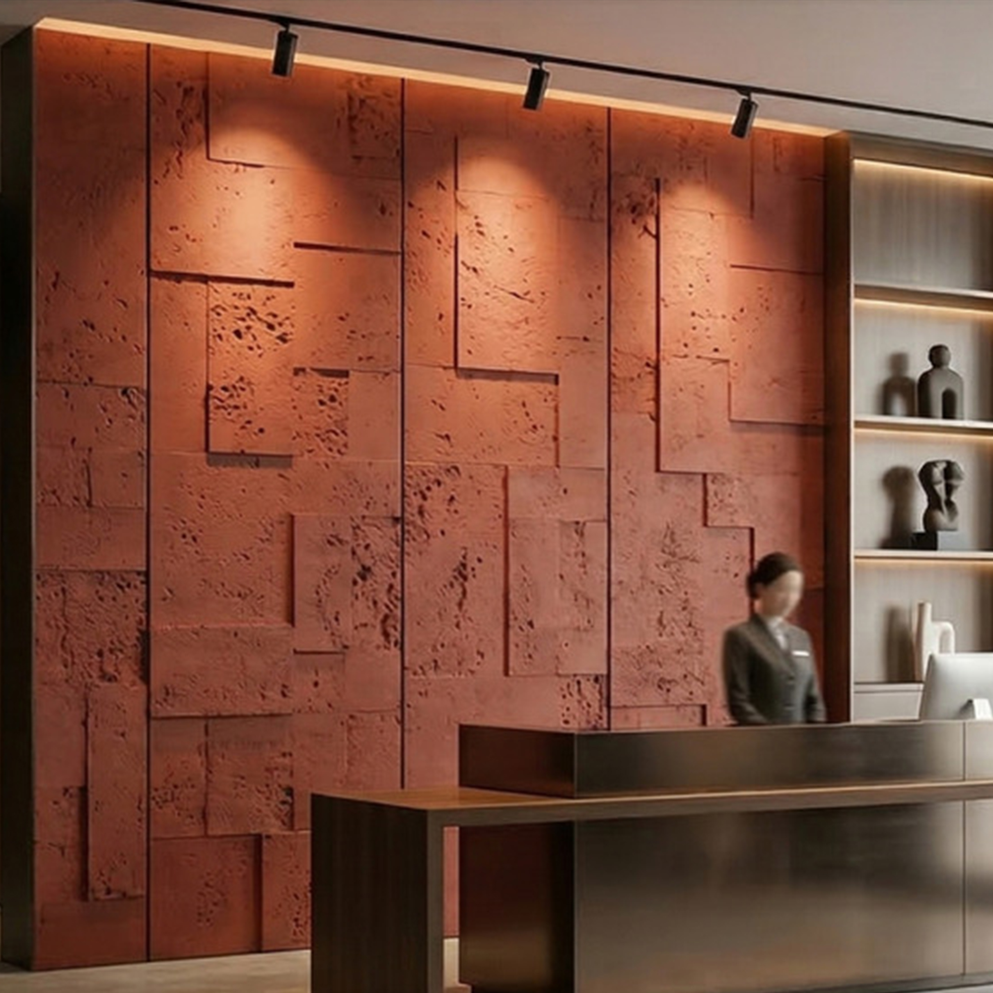  Flexible Stone Panels Castellated Stone